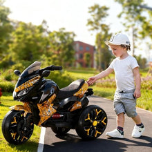 Load image into Gallery viewer, 12V Electric Kids Motorcycle for 3-8 Year Old Boys Girls, 3-Wheel Ride-On Toy