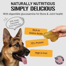 Load image into Gallery viewer, Dog Chits Pig Ears for Dogs – 100% Natural Baked Pig Ear Dog Treats & Training Chews – High Protein, Lower Fat, Grain-Free – Great for Puppies, Dental Support – Medium Size, 15 Pack – Made in USA