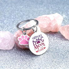 Load image into Gallery viewer, Dog Mom Gifts For Women Personalized Dog Keychain Gifts For Dog Lovers