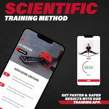 Load image into Gallery viewer, Split Machine for Flexibility with Trainer APP – Adjustable 3 Bar Leg Stretcher to Boosts Range of Motion, Leg and Groin Flexibility with Split Stretcher Machine Timer, for Martial Arts, MMA, Yoga