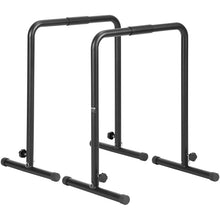 Load image into Gallery viewer, VEVOR Dip Bars, 440 lbs Capacity - Black