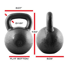 Load image into Gallery viewer, WF Athletic Supply Hammerstone Painted Cast Iron Kettlebells, Available in 10-80 Pounds