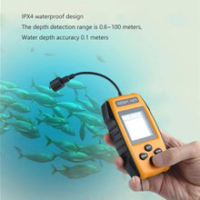Load image into Gallery viewer, Portable Sonar Fish Finder 100M Wired Transducer