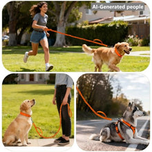 Load image into Gallery viewer, FOVRLZSE Bungee Dog Leash, Reflective Shock Absorbing, 4FT–5FT,Orange