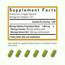 Load image into Gallery viewer, Doctor's Recipes Moringa, Complete Green Superfood, Natural Antioxidant Support, Non-GMO, 240 Vegan Caps, No Caffeine Soy Gluten