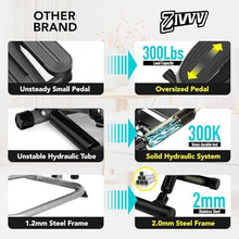 Load image into Gallery viewer, ZIWWVY- Mini Twist Stepper with Resistance Bands and Mat, Stepper Machine with 330LBS Weight Capacity, Stepper for Men and Women Full Body Workout, Adjustable Step Height, Smooth and Quiet