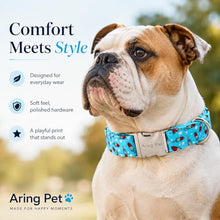Load image into Gallery viewer, ARING PET Summer Dog Collar for Small Medium Large Boy Dogs-Blue Ice Pop M