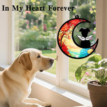 Load image into Gallery viewer, Tubuui Dog Memorial Suncatcher, Dog Memorial Gifts for Loss of Dogs, Custom with Name Date Pet Sympathy Gifts for Grief Puppy Lovers, Personalized Pet Remembrance Ornaments for Window Hanging