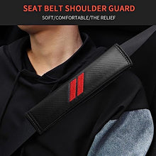 Load image into Gallery viewer, 2 PCS Seatbelt covers for Dodge Accessories Seat Belt Pad Compatible for Dodge Charger Durango Challenger Journey Seat Belt Covers for Adults Car Seat Belt Cover Seat Belt Cushion Leather Seat Belt
