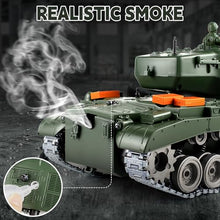 Load image into Gallery viewer, Supdex 1:18 RC Tank That Shoot BBS, 2.4G Metal US M26 Pershing Remote Control Model Toys