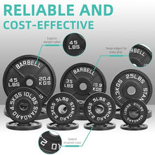 Load image into Gallery viewer, Fitvids 2 Inch Olympic Barbell Weight Plates and Bar Set, 5 FT Barbell Bar