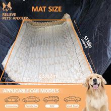 Load image into Gallery viewer, CoSofSLIP Dog Car Seat Cover 2 Piece Seat Waterproof Hammock and Brown Cover,Scratch Proof Nonslip Back Seat Pet Bed Mat for Travel Durable Soft Back Seat Covers for Cars Trucks and SUVs