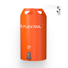 Load image into Gallery viewer, FLEXTAILGEAR Camping Shower Bucket with Built-in Electric Pump, Portable Camp Shower, 5 Gallons Rechargeable Pressure Outdoor Shower Bag, Large Water Inlet