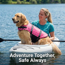 Load image into Gallery viewer, Doglay Dog Life Jacket with Rescue Handle, Dog Life Vest for Swimming Boating, Adjustable Reflective Puppy Swim Vest with Superior Buoyancy for Small Medium Large Dogs