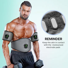Load image into Gallery viewer, NEWPINE Fitness Belt, Powered Muscle Stimulator for Home Use, for Muscle Conditioning Grey