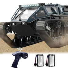 Load image into Gallery viewer, 2.4G Fully Proportional Remote Control Tank - Rock Crawler RC Truck 4x4 Off Road Military Vehicle
