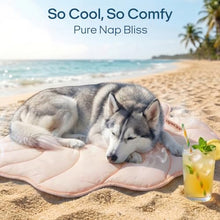 Load image into Gallery viewer, Vagascape Dog Cooling Mat, Washable Pet Cooling Mat, 47" x 45" Thick & Durable Large Cooling Mat for Dogs, Portable Foldable Premium Cooling Pad for Indoor, Outdoor, Travel, Camping, Patio and Beach