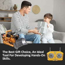 Load image into Gallery viewer, ADTHLIER Remote-Controlled Bulldozer, a 9-Channel Toy Bulldozer