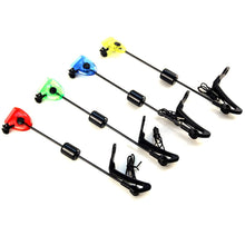 Load image into Gallery viewer, Jorzer Bite Alarms Carp Fishing 4PCS LED Fishing Bite Alarm with a Carry Box Red Yellow Blue Green Fishing Swingers Bite Indicators Fishing Tackle Accessories 12.99 Inch.