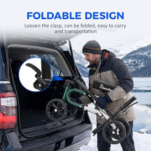 Load image into Gallery viewer, BlessReach Knee Scooter Steerable Knee Walker for Foot Injuries Compact Crutch Alternative with Dual Braking System (Green)