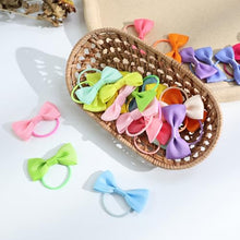 Load image into Gallery viewer, NCMAMA Dog Hair Bows with Rubber Bands for Small Dog Puppy Girls Grooming