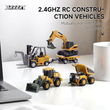 Load image into Gallery viewer, BRRRRT 1/64 RC Bulldozer Toy,Full Proportion RC Construction Vehicles Supports Pushing-Lifting-Moving (Bulldozer).