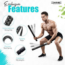 Load image into Gallery viewer, Ropeless Battle Ropes Weighted, Home Gym Equipment, Fat Burning Cardio, Small Space Exercise Equipment, Shoulder Exercise Stick, Travel Workout Equipment, Arm workout, Core Strength Training Equipment