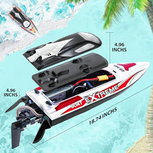 Load image into Gallery viewer, BEZGAR RC Boat, 18 inch Big Brushless Remote Control Boat for Adults and Kids