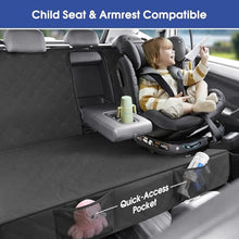 Load image into Gallery viewer, ALLANSING Upgraded 900D Heavy Duty Dog Back Bench Seat Cover for Full‑Size Trucks, Car Seat Protector, Seatbelt & Armrest Compatible, Waterproof & Non‑Slip for Dogs & Kids