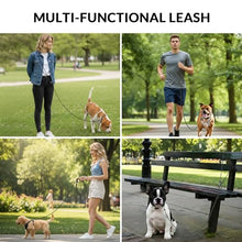 Load image into Gallery viewer, Léwind 8.2ft Hands Free Dog Leash,Versatile Waist & Crossbody Lead for Medium Dogs,Waterproof & Adjustable for Running Jogging Walking, 360° Swivel Metal Buckle (Black)