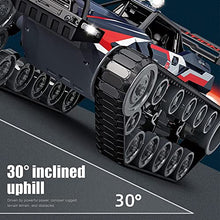 Load image into Gallery viewer, GoolRC RC Tank Car, 1/12 Scale 2.4GHz Remote Control Tank, 360?Rotating Off-Road RC Crawler Military Vehicle