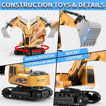 Load image into Gallery viewer, MQDMINI Remote Control Excavator and Dump Truck Toy Set