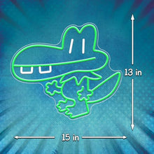Load image into Gallery viewer, Officially Licensed Dog Man BUB LED Neon Sign – Vibrant Kids’ Bedroom & Game Room Wall Decor, Safe Movie-Themed Gift for Fans Christmas/Birthday (15x13 Inches)