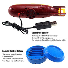 Load image into Gallery viewer, Tipmant Mini RC Submarine Toy -Yellow