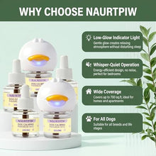 Load image into Gallery viewer, Dog Calming Diffuser 10 Pack (2 Plug-in Diffusers + 8 Refills), 240 Days Supply, Dog Pheromone Diffuser for Anxiety Relief, Reduce Barking, Chewing, Aggression, Indoor Urination & Separation Anxiety