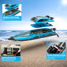 Load image into Gallery viewer, volantexrc Brushless RC Boats for Adults, 30+MPH Fast Remote Control Boat (79705 Blue)