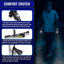 Load image into Gallery viewer, Ergobaum® Prime7TH Generation by Ergoactives. 1 Pair (2 Units) of Ergonomic Forearm Crutches