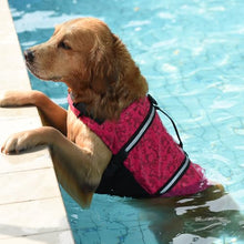 Load image into Gallery viewer, Doglay Dog Life Jacket with Rescue Handle, Dog Life Vest for Swimming Boating, Adjustable Reflective Puppy Swim Vest with Superior Buoyancy for Small Medium Large Dogs