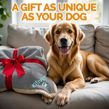 Load image into Gallery viewer, Personalized Dog Blanket with Name, Custom Blankets for Dog, Embroidered Waterproof Blanket Soft and Comfortable for Small, Medium & Large Dogs, Best Gift for Pet Lovers - Ships Next Day