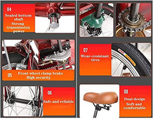 Load image into Gallery viewer, Adult Tricycle - 3 Wheel Bikes for Adults Shopping Tricycle for Adult 20'' Wheels Adult Tricycle 1-Speed 3 Wheel Bikes Pedal