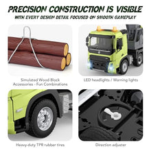 Load image into Gallery viewer, Double E Volvo FMX 1:20 Scale RC Crane Truck - 660° Rotating Console, 2.4GHz Anti-Interference, Construction Toy for Adults