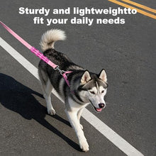 Load image into Gallery viewer, Heavy Duty Dog Leash with Soft Padded Handle, Durable Pet Walking Lead for Medium Large Dogs, Comfortable Training Leash with Secure Clasp, Pink 5FT