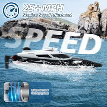 Load image into Gallery viewer, Podleer RC Boat-Remote Control Boat for Adults-High Speed 35+ KPH for Pool (Black)