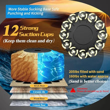 Load image into Gallery viewer, Standing Punching Bag for Adults, Feikuqi 205lbs Boxing Bag with Stand, Shock Absorber, Suction Cup Base, Punching Bag Stand for Adult, Standing Kickboxing Bag for Home Office Gym