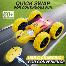Load image into Gallery viewer, QUNREDA Remote Control Car,RC Car Toys for 6-12 Year Old Boys, Off Road RC Stunt Car