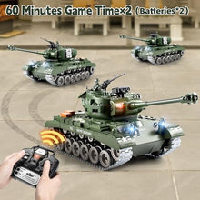 Load image into Gallery viewer, Supdex 1:18 RC Tank That Shoot BBS, 2.4G Metal US M26 Pershing Remote Control Model Toys