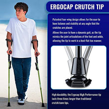 Load image into Gallery viewer, Ergobaum® Prime7TH Generation by Ergoactives. 1 Pair (2 Units) of Ergonomic Forearm Crutches