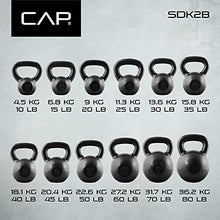 Load image into Gallery viewer, WF Athletic Supply Hammerstone Painted Cast Iron Kettlebells,Available in 10-80 Pounds