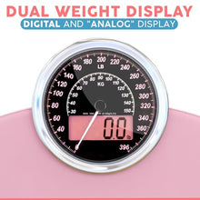 Load image into Gallery viewer, Thick Tempered Glass - Extra Large Display - Easy to Read Digital Bathroom Scale - New - Pink