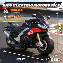Load image into Gallery viewer, ,24V Battery Powered Eletric Ride on Motorcycle for Kids 3-6,Electirc Bikes